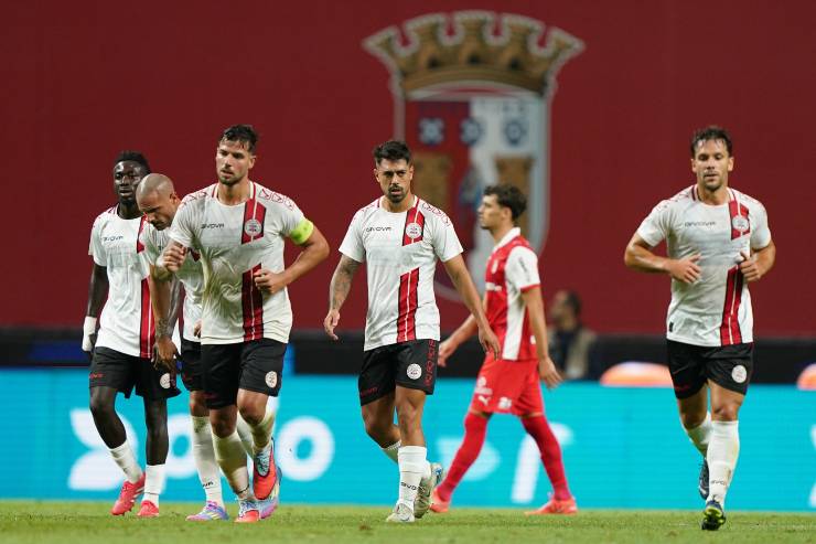 I giocatori del Lincoln Red Imps