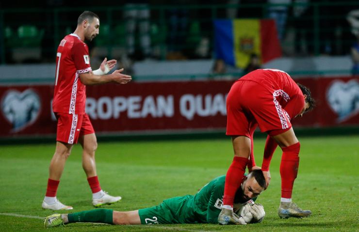 Il portiere della Moldavia Cojuhar