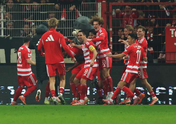 I giocatori dell'Union Berlino