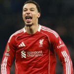 Ekitiké al momento dell'esultanza