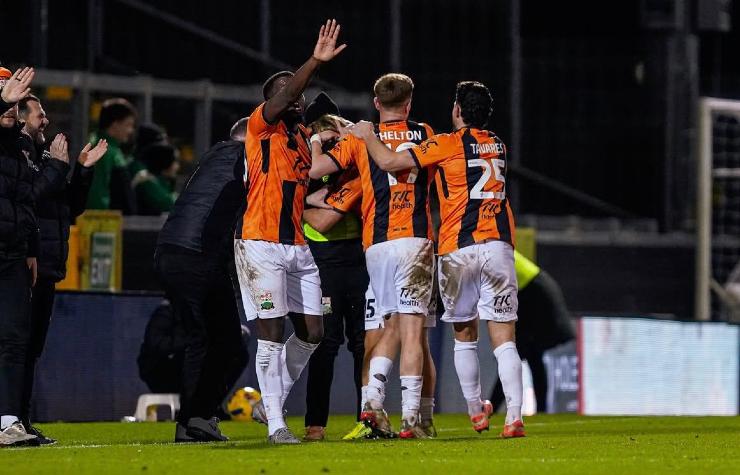 Un'esultanza del Barnet