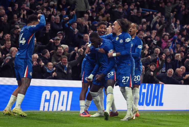 I giocatori del Chelsea