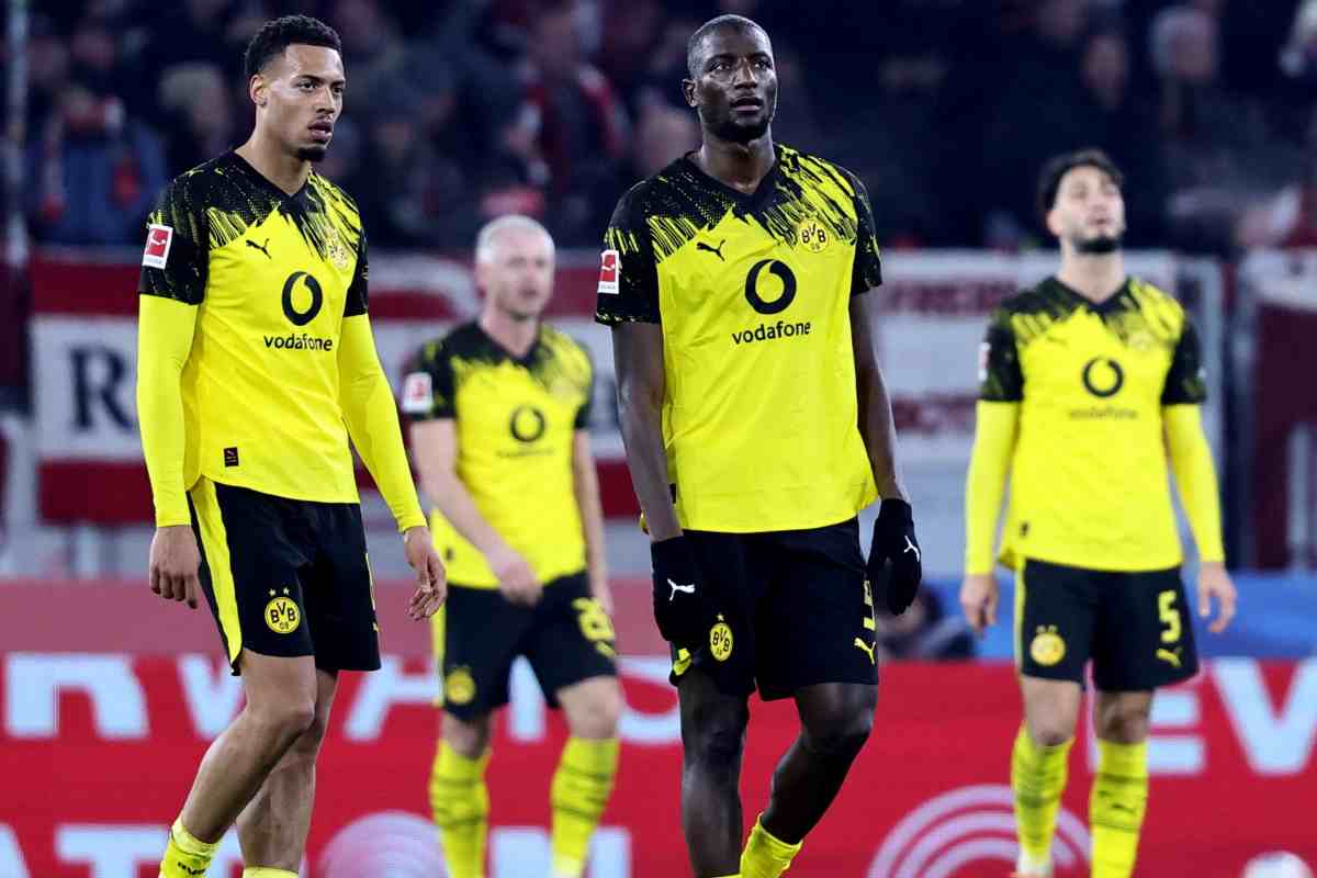 I giocatori del Dortmund
