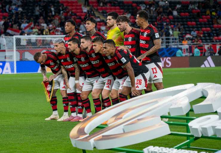 Una formazione del Flamengo