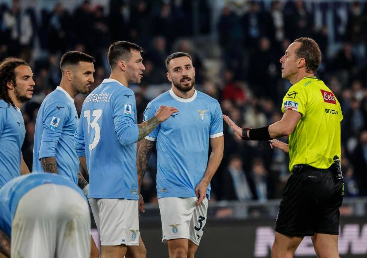 I giocatori della Lazio