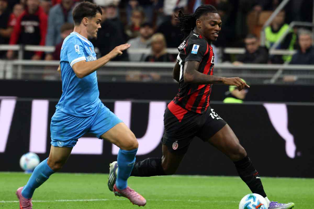 Gutierrez e Leao nel match di campionato