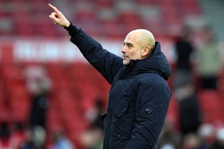 Pep Guardiola, allenatore del Manchester City