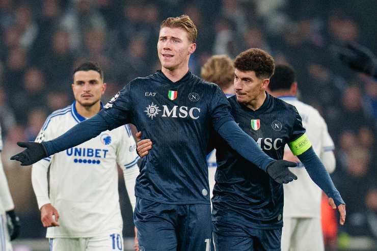 Rasmus Hojlund consolato da Di Lorenzo