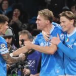 Esultanza rabbiosa del Napoli