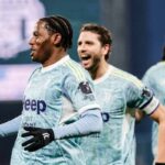 Jonathan David dopo l'esultanza