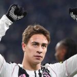 Kenan Yildiz esulta dopo un gol