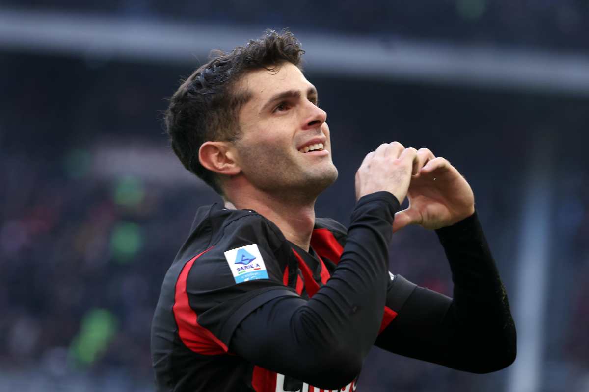 L'esultanza di Christian Pulisic dopo il gol