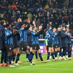 I giocatori dell'Atalanta