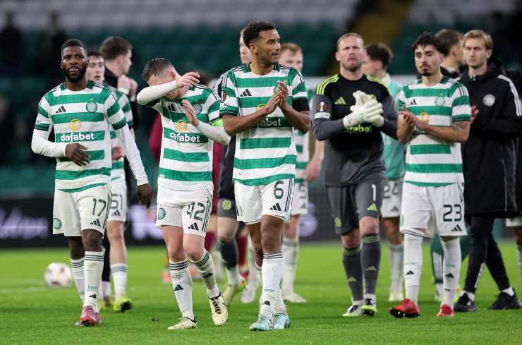 I giocatori del Celtic