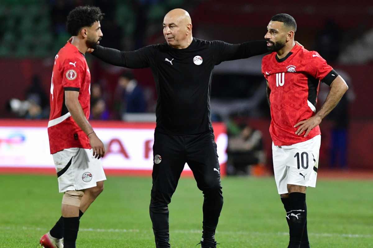 Attia e Salah a colloquio con il ct Hassan