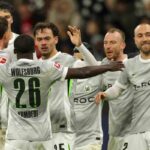 I giocatori del Wolfsburg