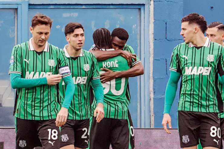 I giocatori del Sassuolo
