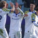 Sorensen festeggia il gol alla Viola