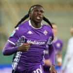 Moise Kean, attaccante della Fiorentina