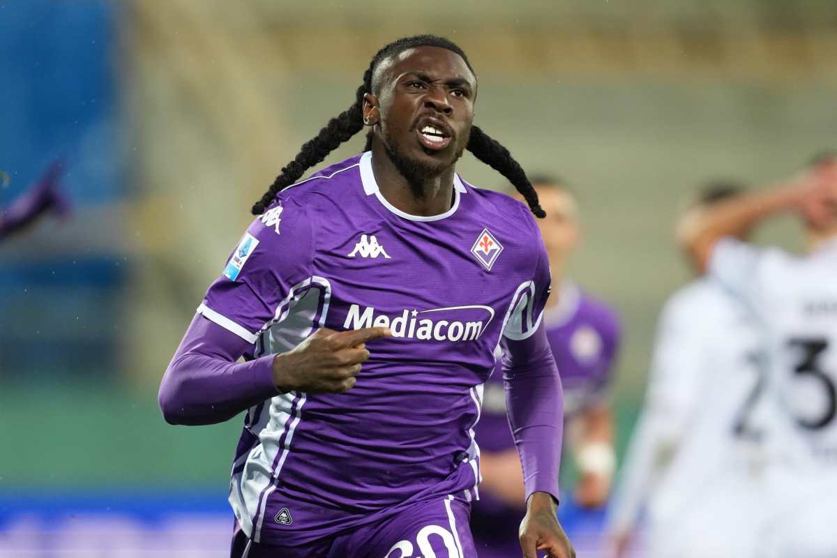 Moise Kean, attaccante della Fiorentina