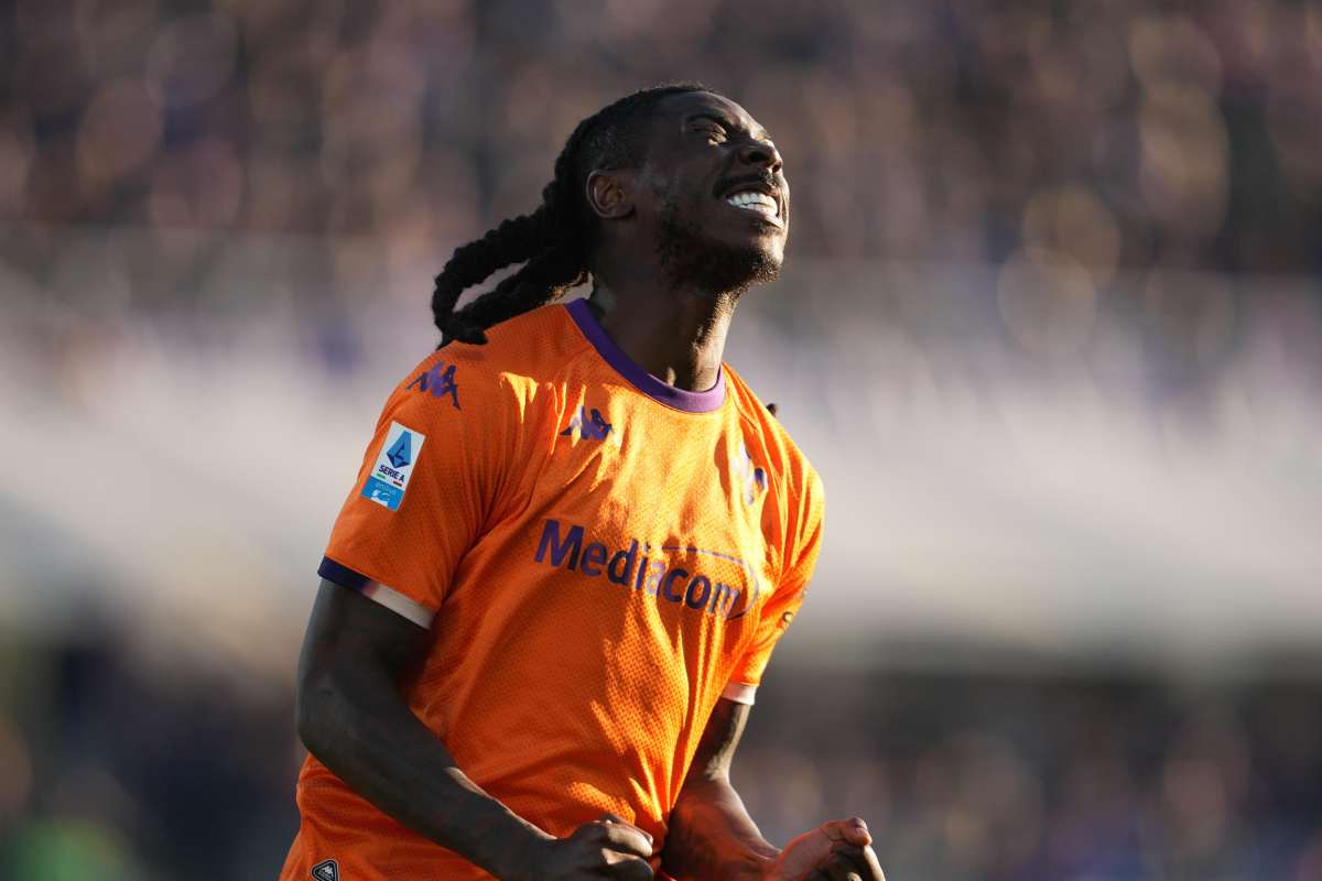 Kean esulta dopo un gol