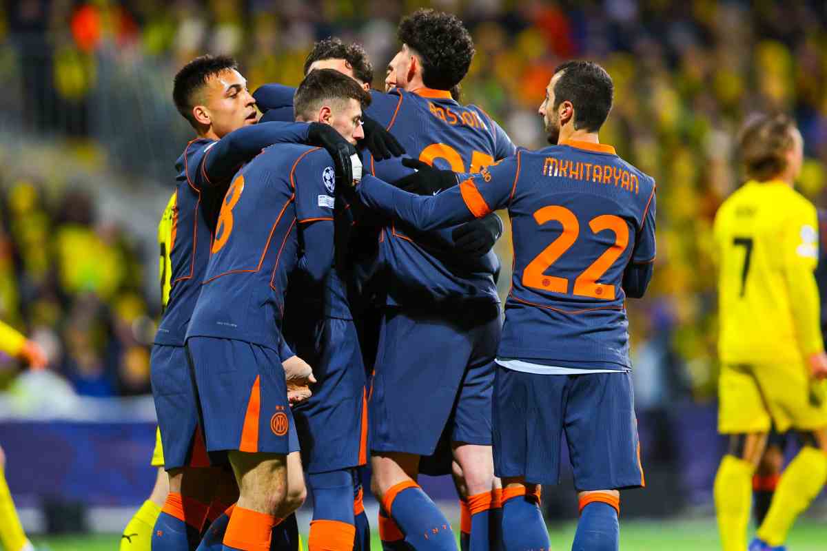 I giocatori dell'Inter