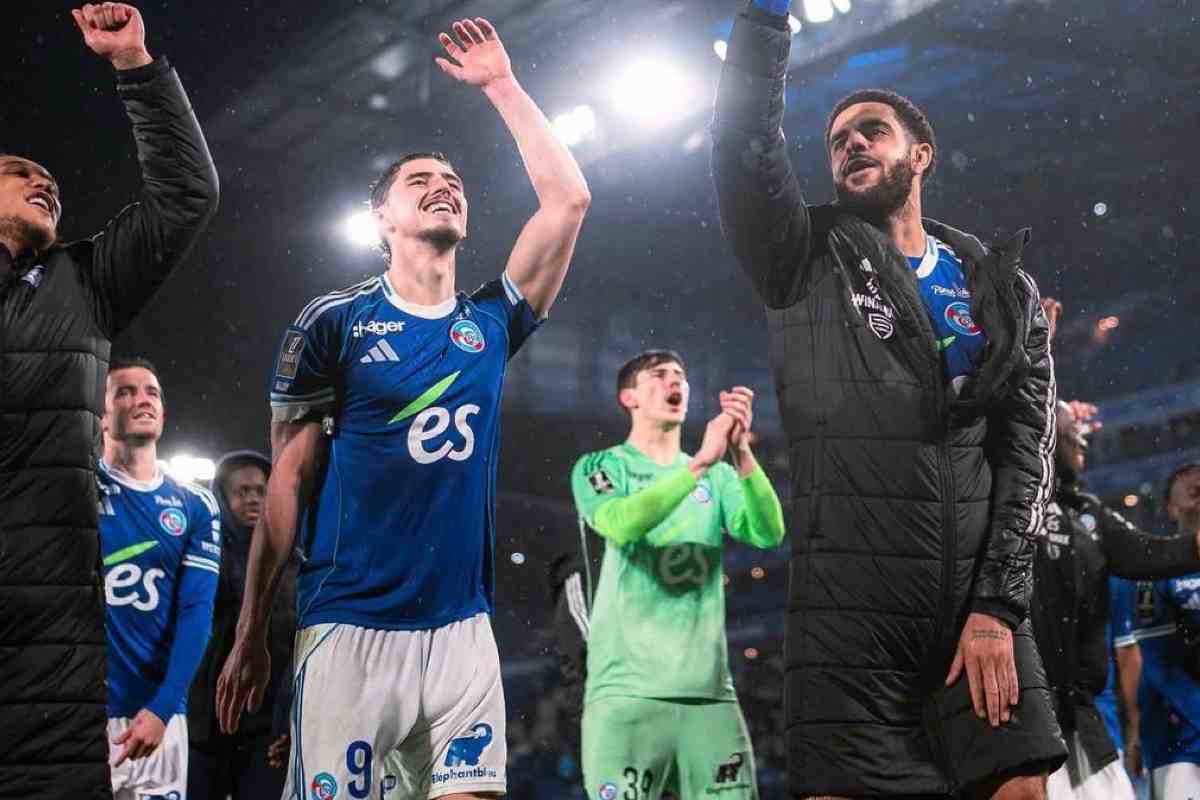 I giocatori dello Strasburgo