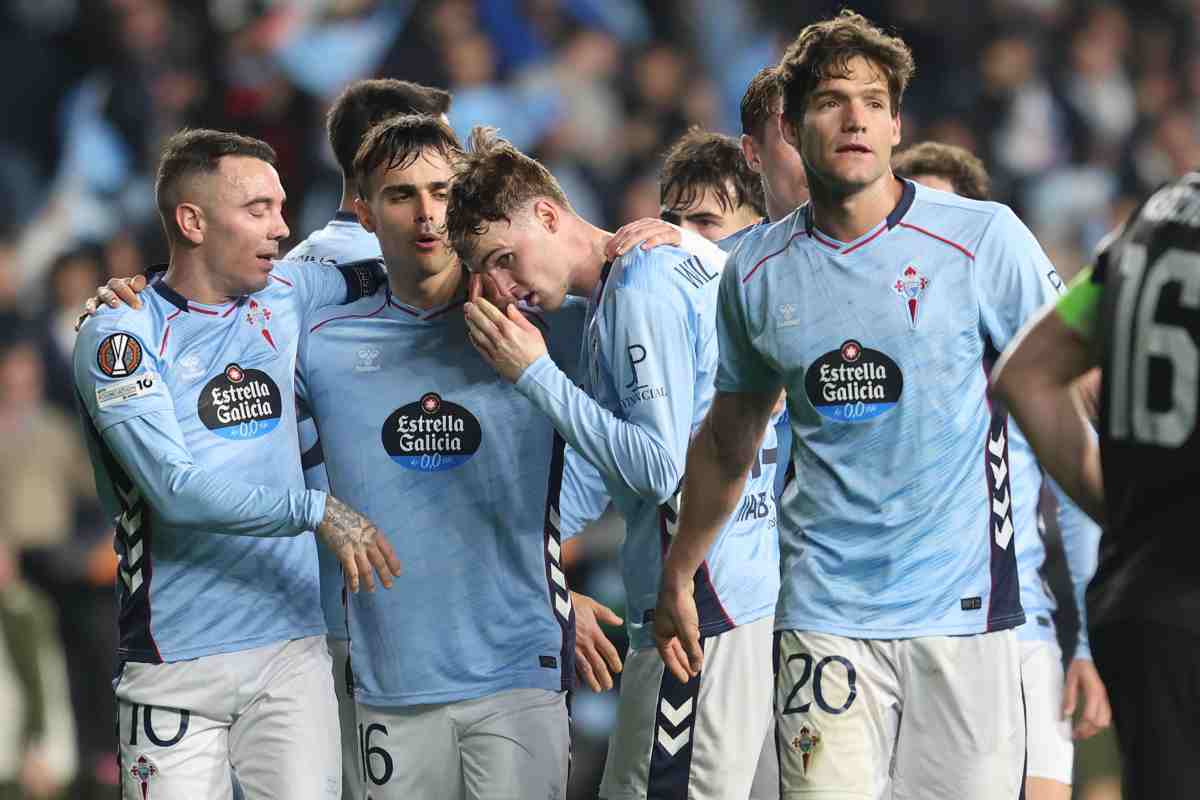 I giocatori del Celta