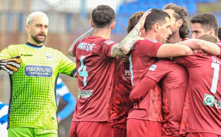 I giocatori del Lecco