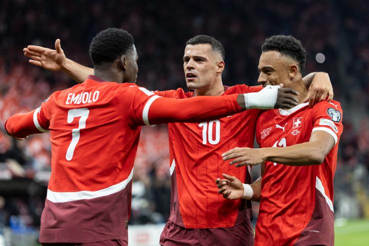 Embolo, Xhaka e Ndoye