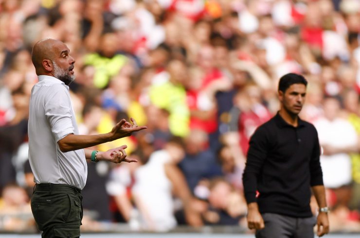 Guardiola e Arteta