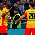 I giocatori del Lens esultano