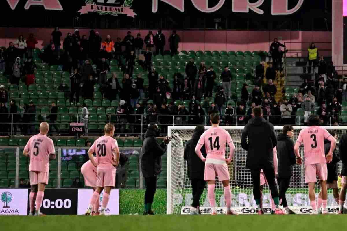 I giocatori del Palermo