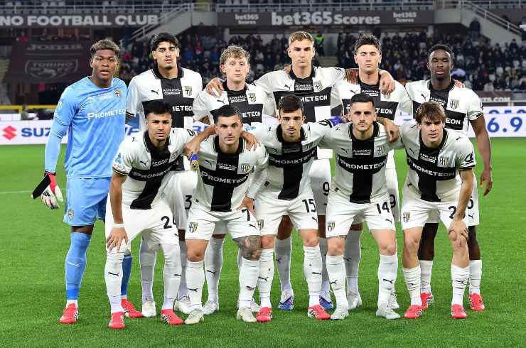 Una formazione del Parma