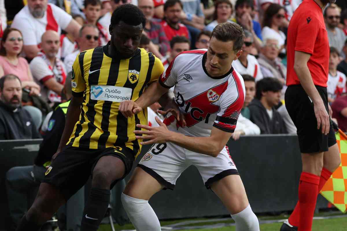 De Frutos a contatto con un avversario