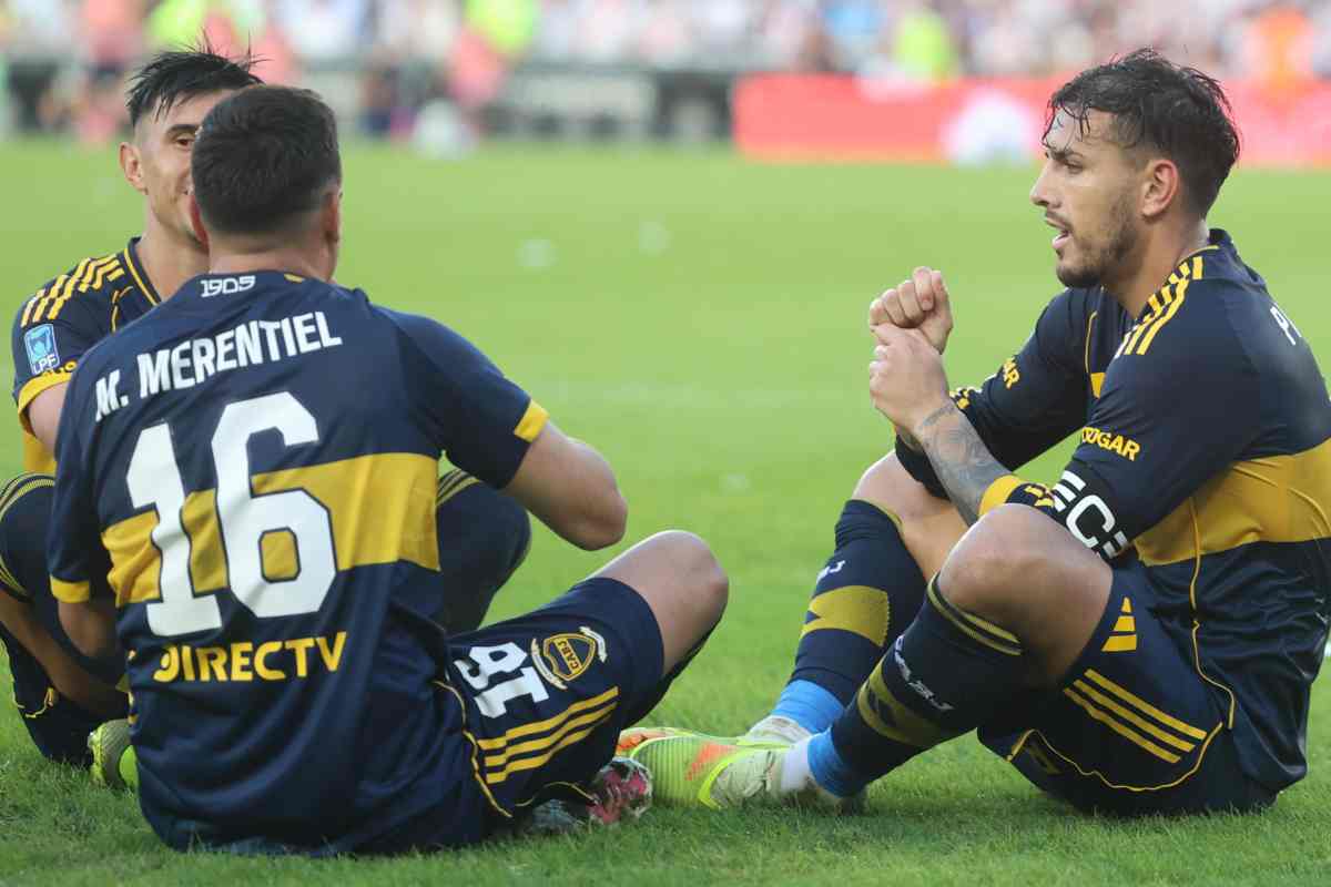 I giocatori del Boca