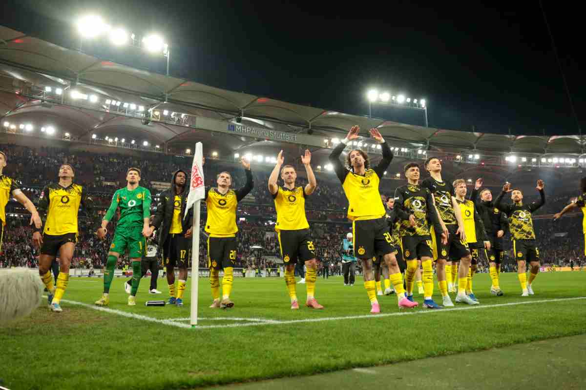 I giocatori del Borussia Dortmund