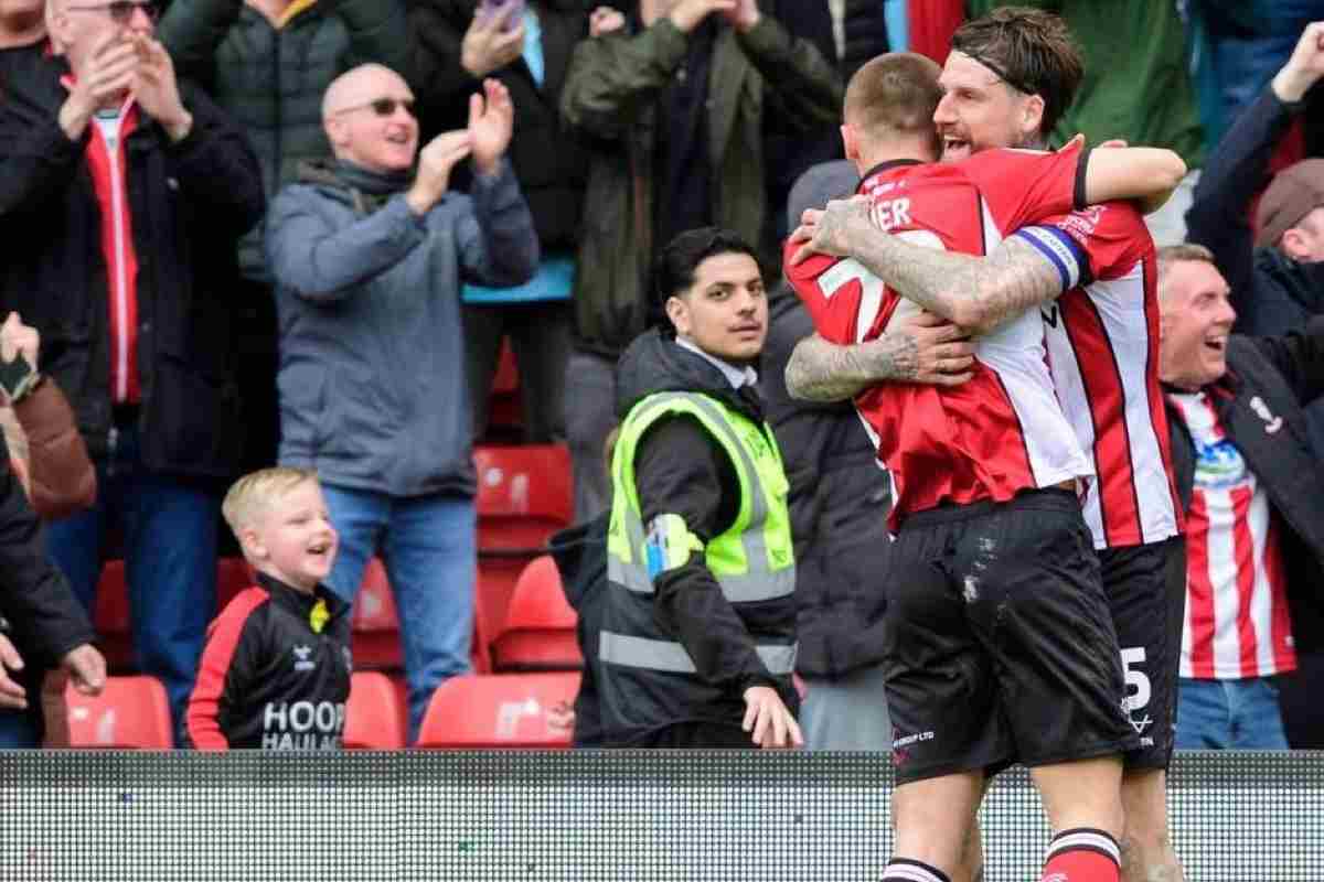 I giocatori del Lincoln City