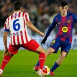 Pedri contro l'Atletico