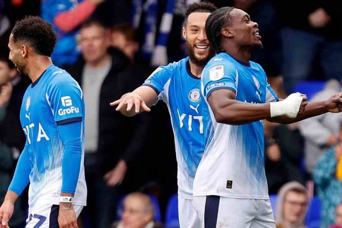 I giocatori dello Stockport