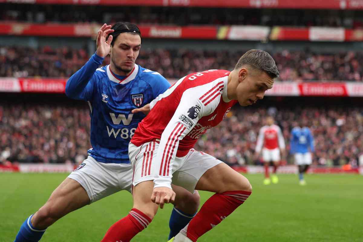 I giocatori del Sunderland sulle tracce degli avversari