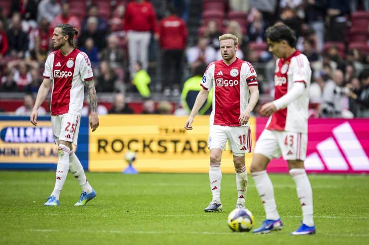 I giocatori dell'Ajax