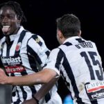 Guiebre esulta dopo il gol