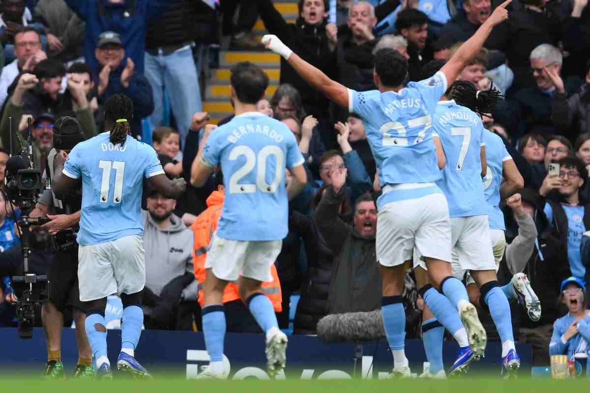 I giocatori del City