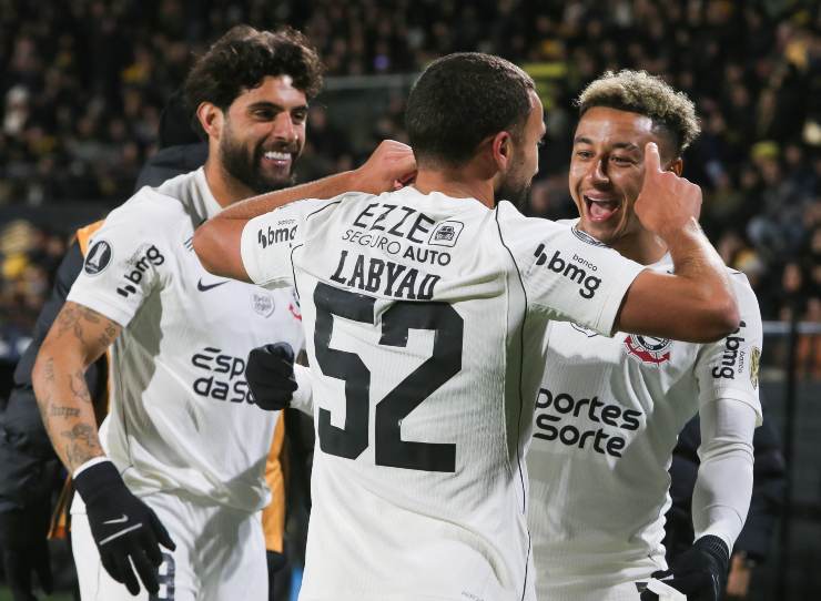 I giocatori del Corinthians