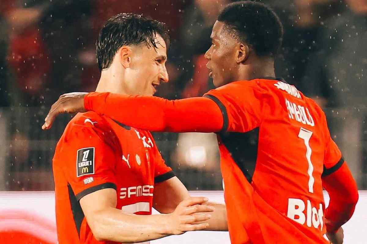 I giocatori del Rennes