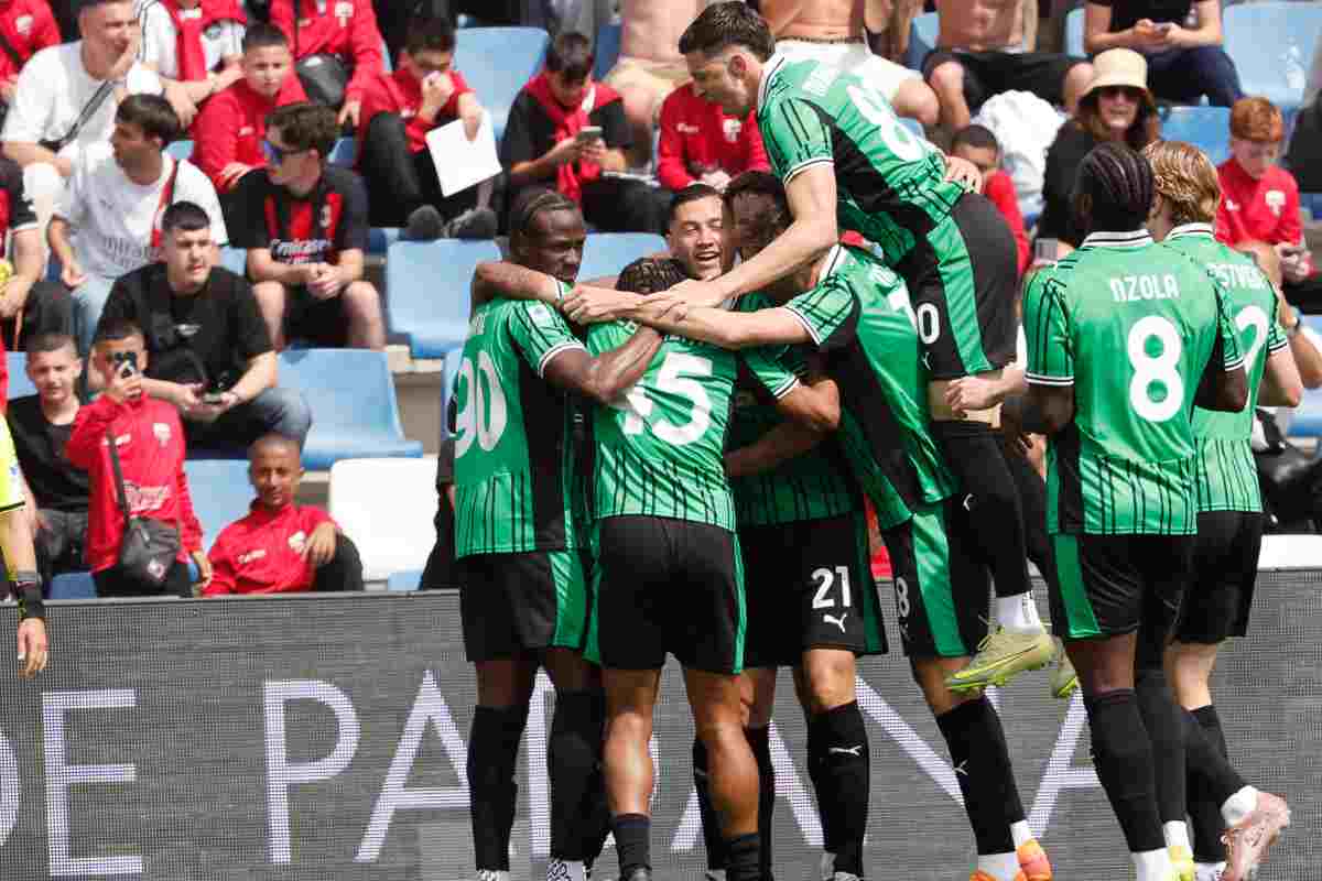 I giocatori del Sassuolo