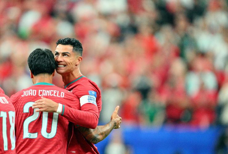 Cancelo e Ronaldo