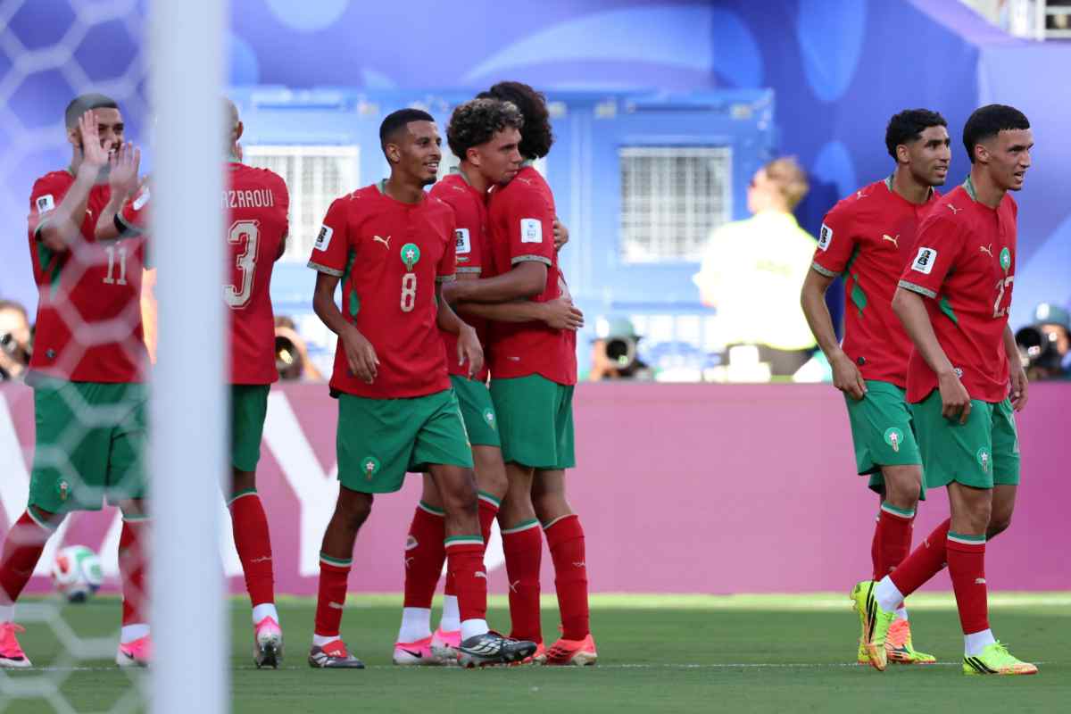I giocatori del Marocco
