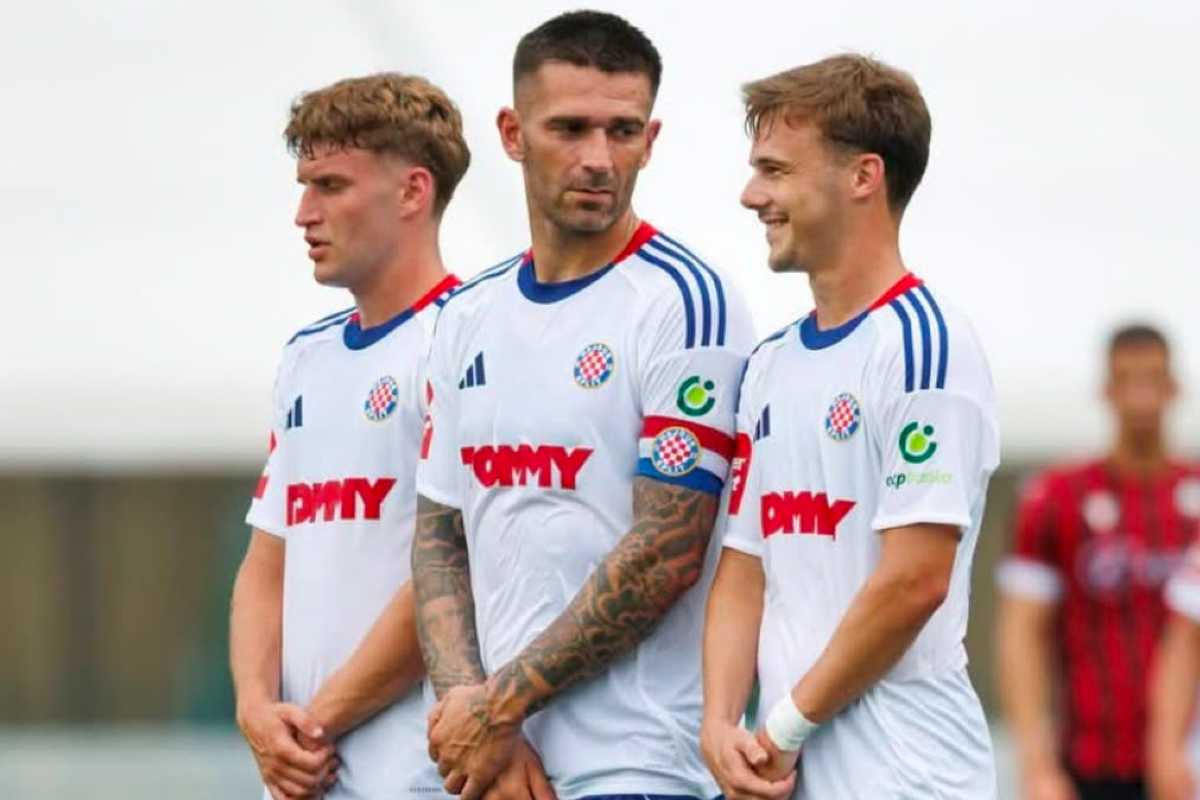 I giocatori dell'Hajduk